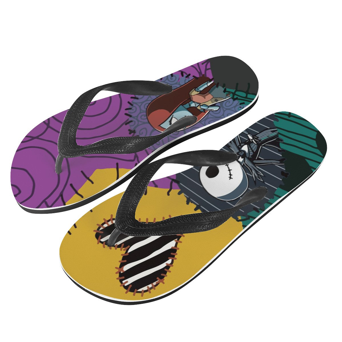 Nightmare before cheap christmas flip flops