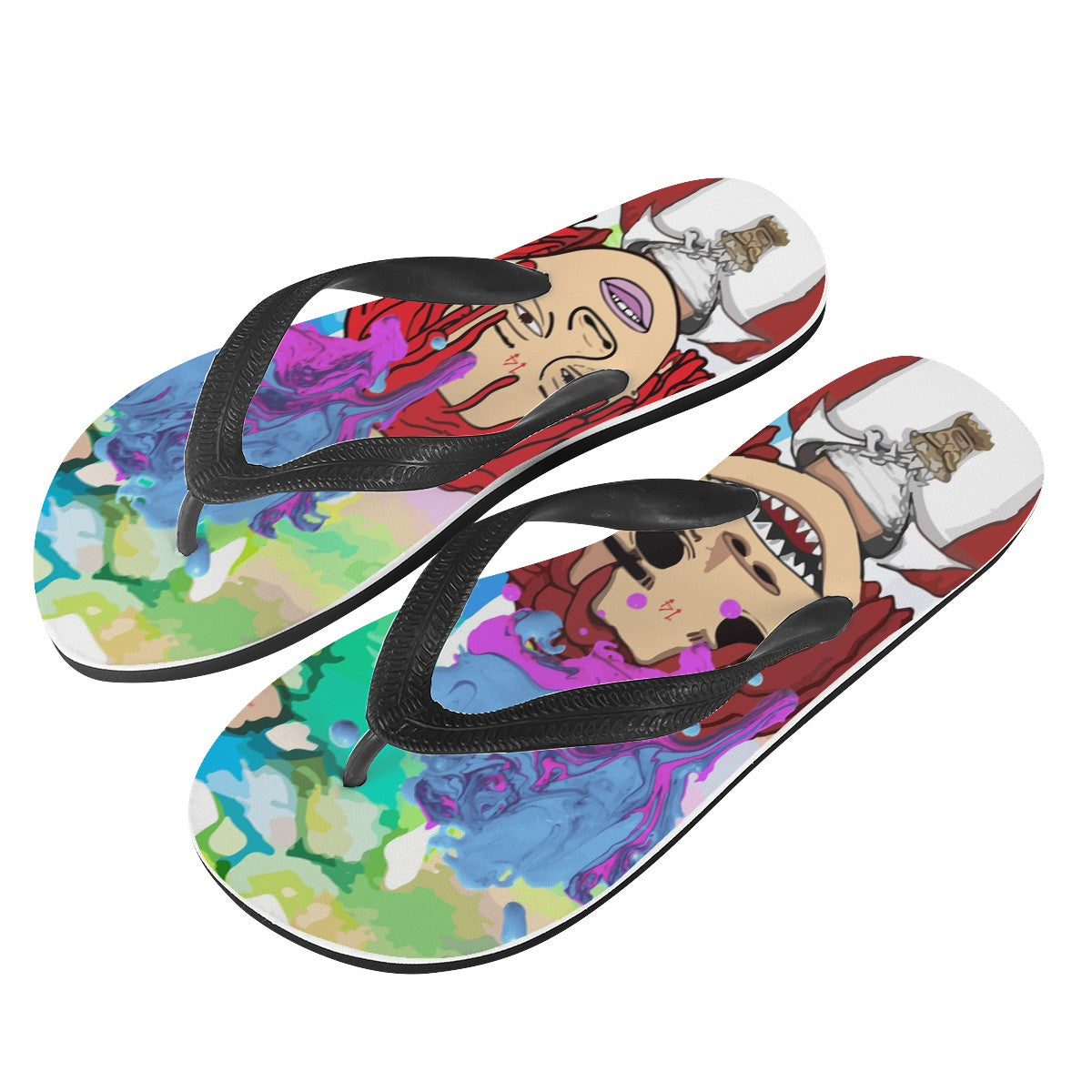 Trippie Redd Custom Flip Flops