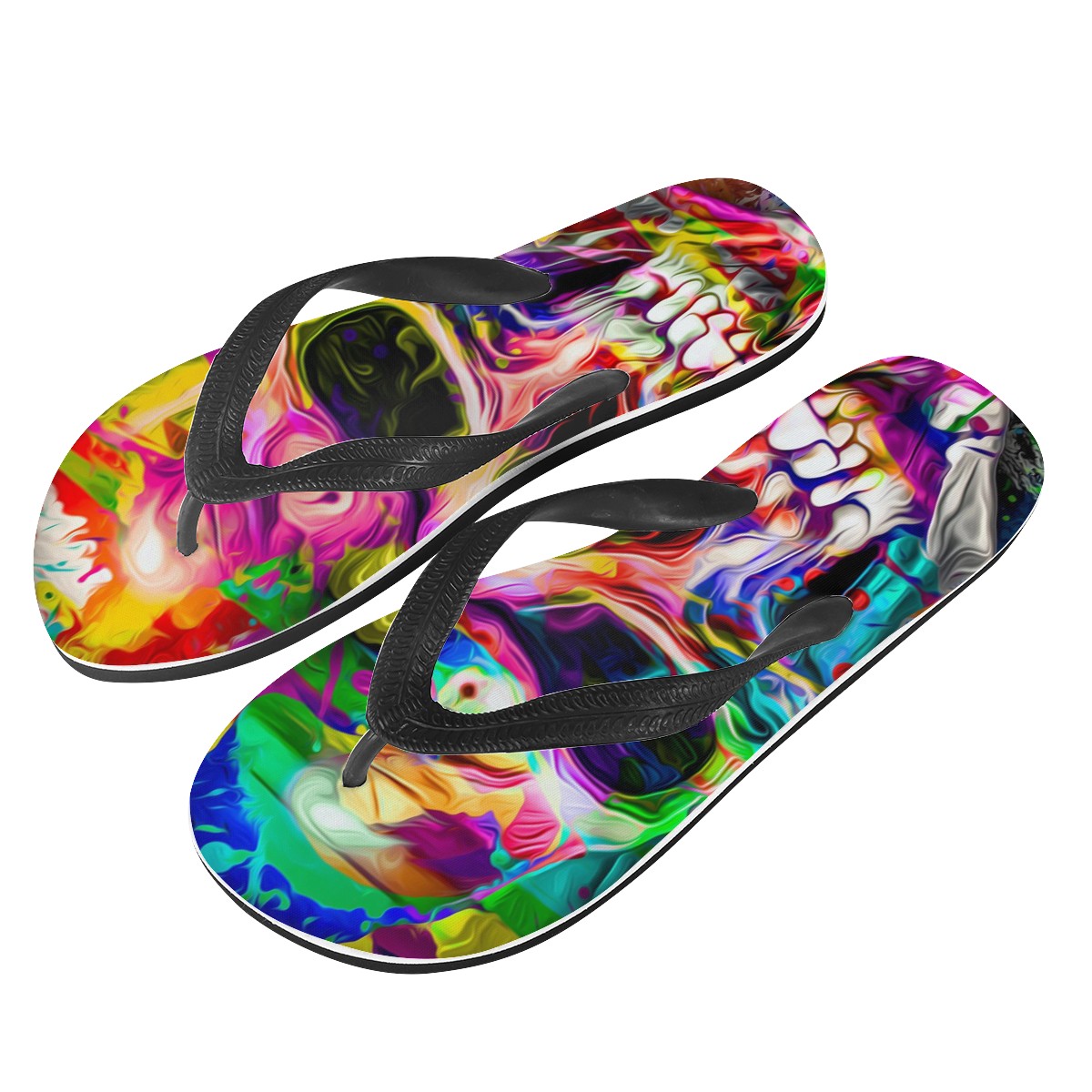 Skull Custom Flip Flops