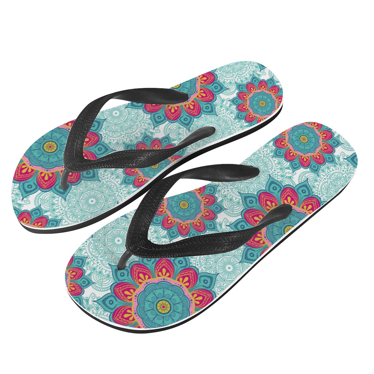 Mandala Custom Flip Flops