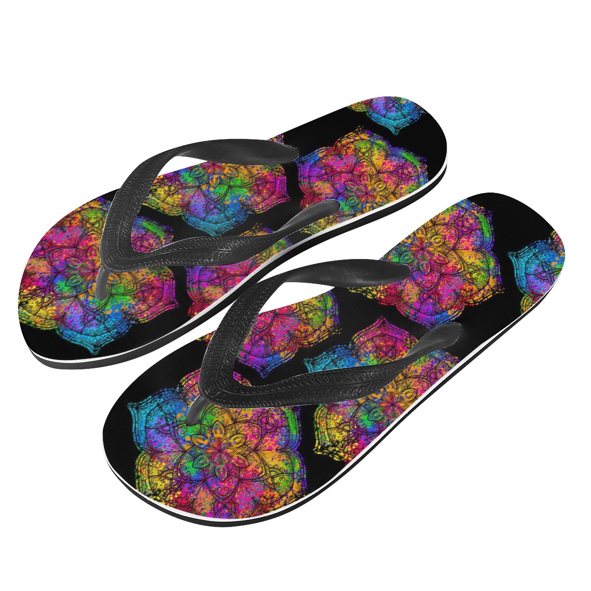 Mandala Custom Flip Flops