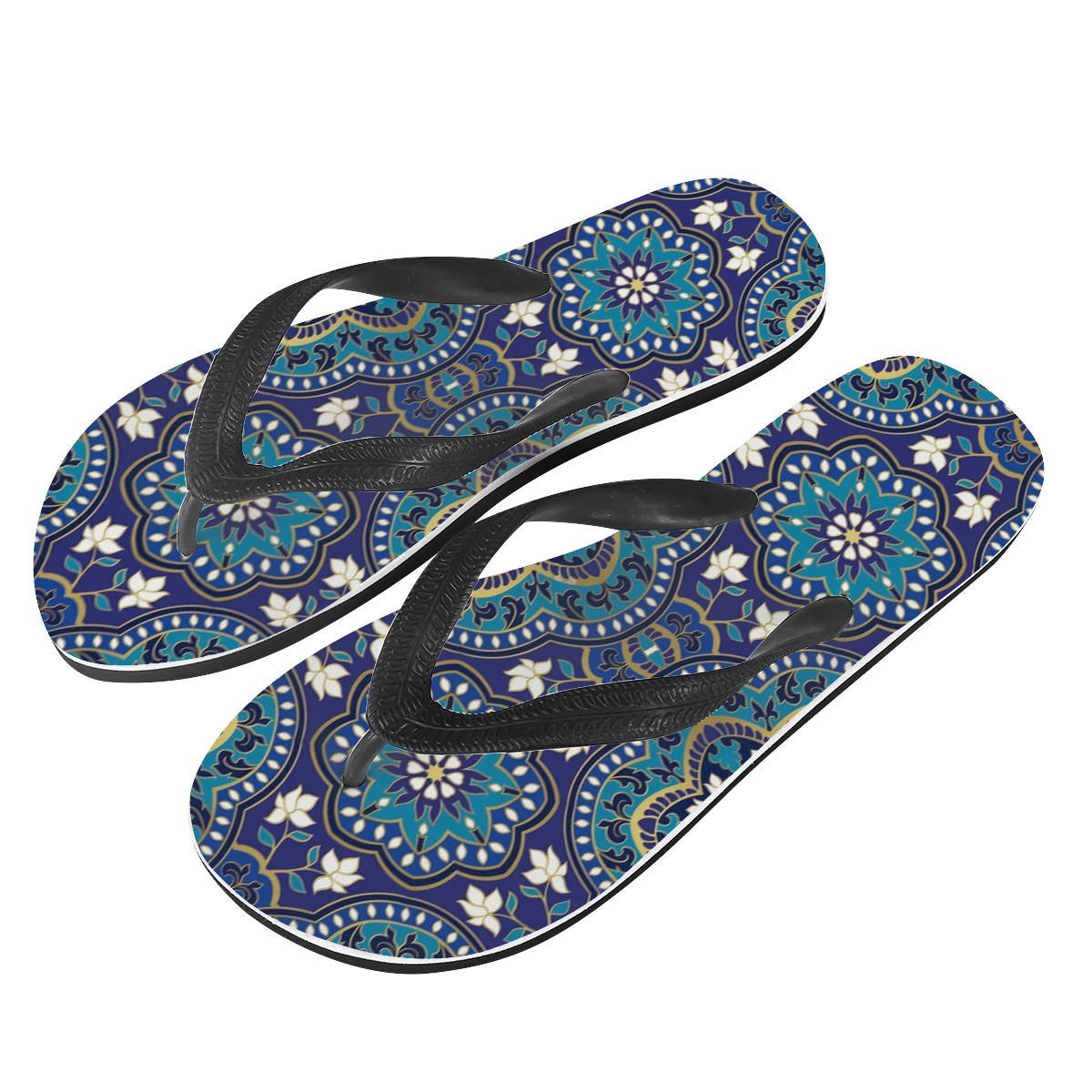 Mandala Custom Flip Flops