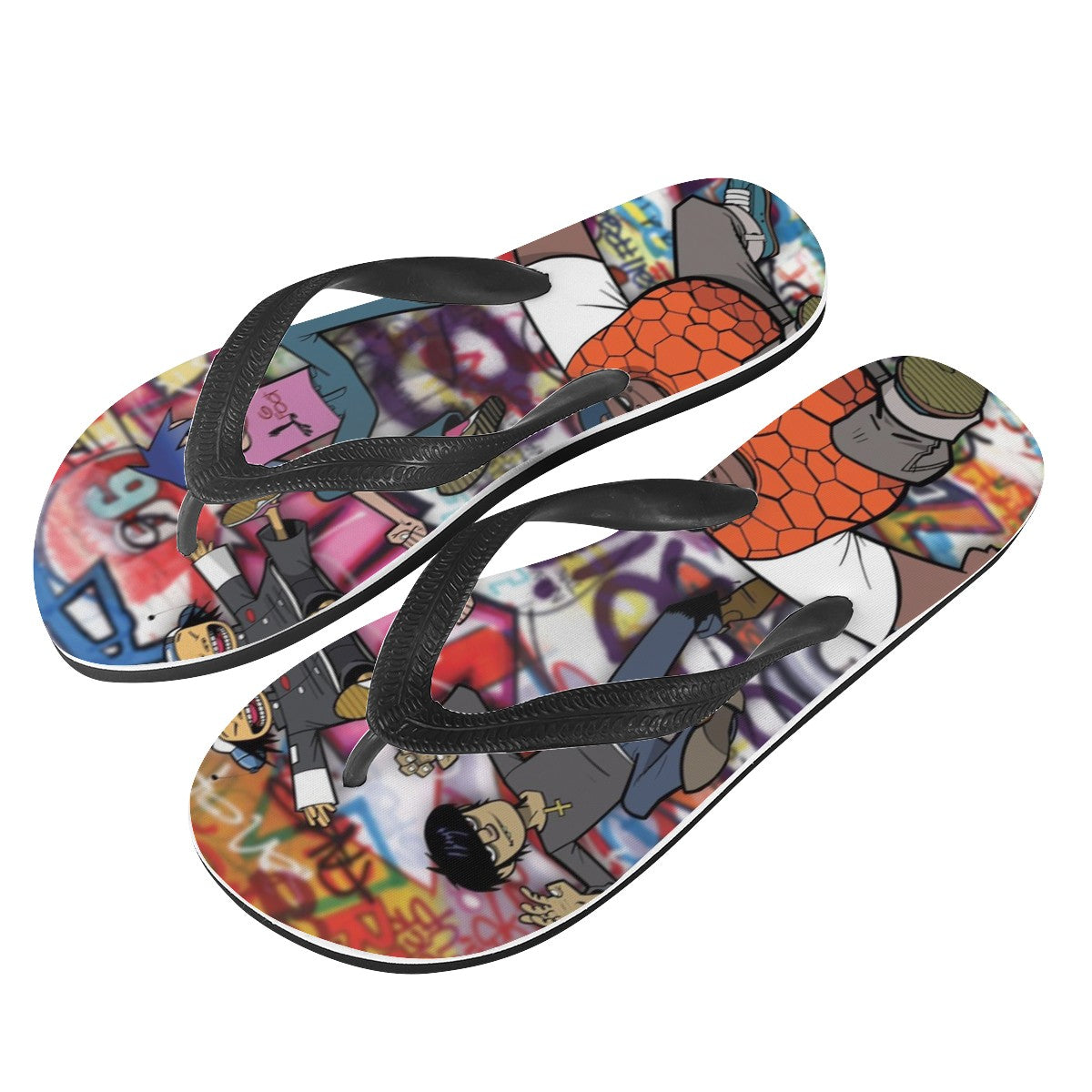 Gorillaz Custom Flip Flops