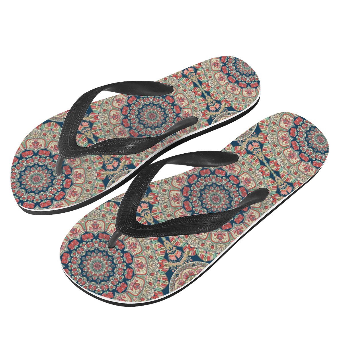 Mandala Custom Flip Flops