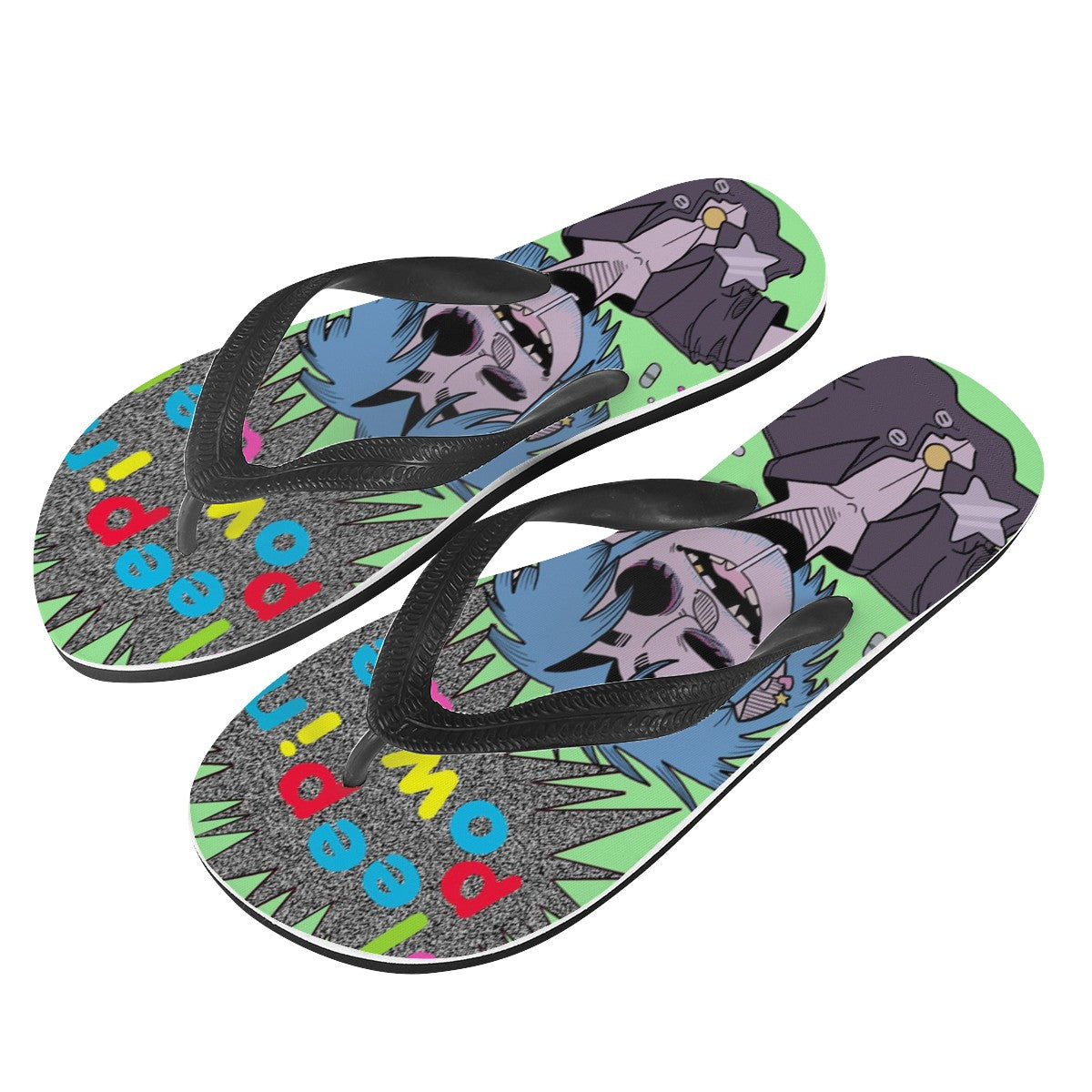 Gorillaz Custom Flip Flops