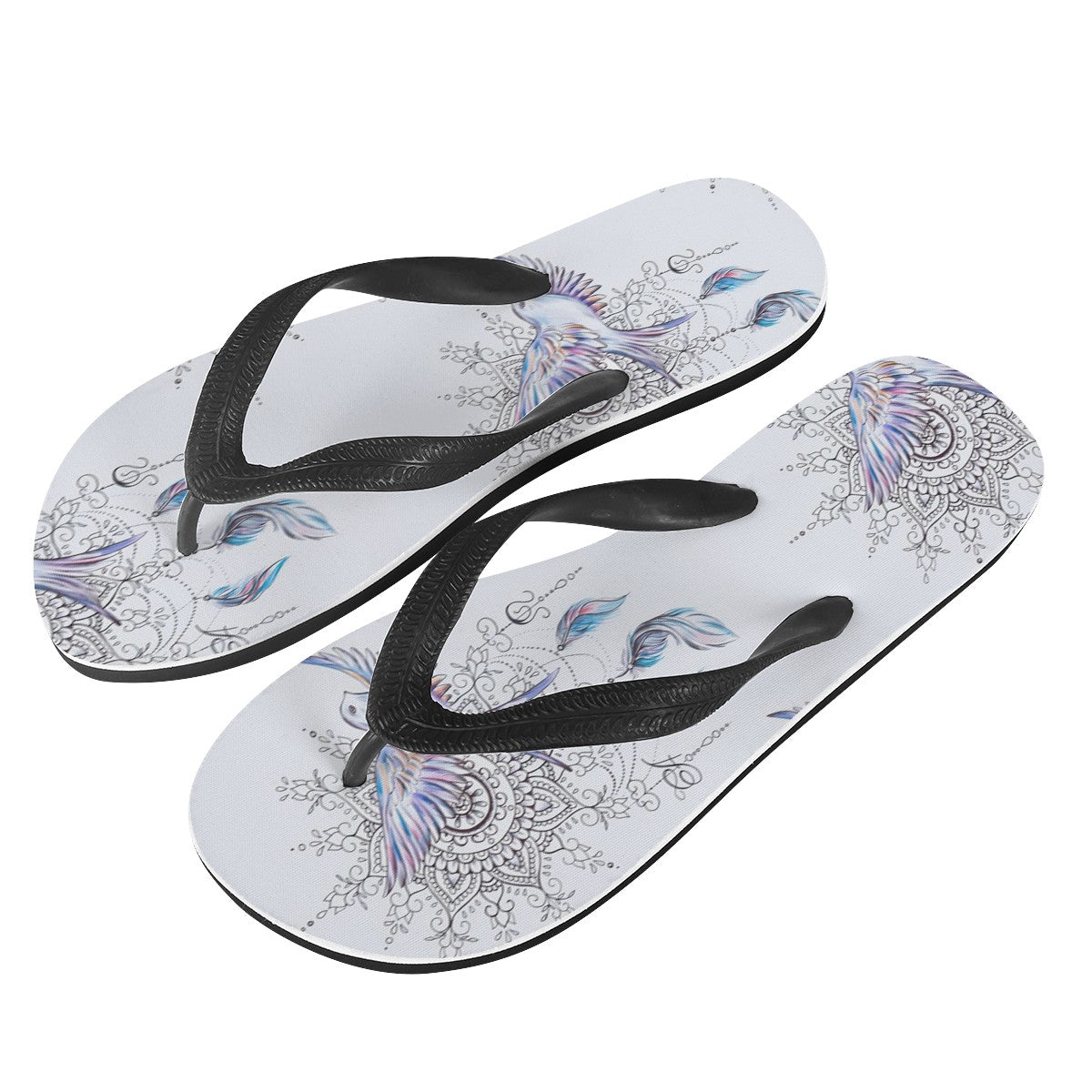 Mandala Custom Flip Flops