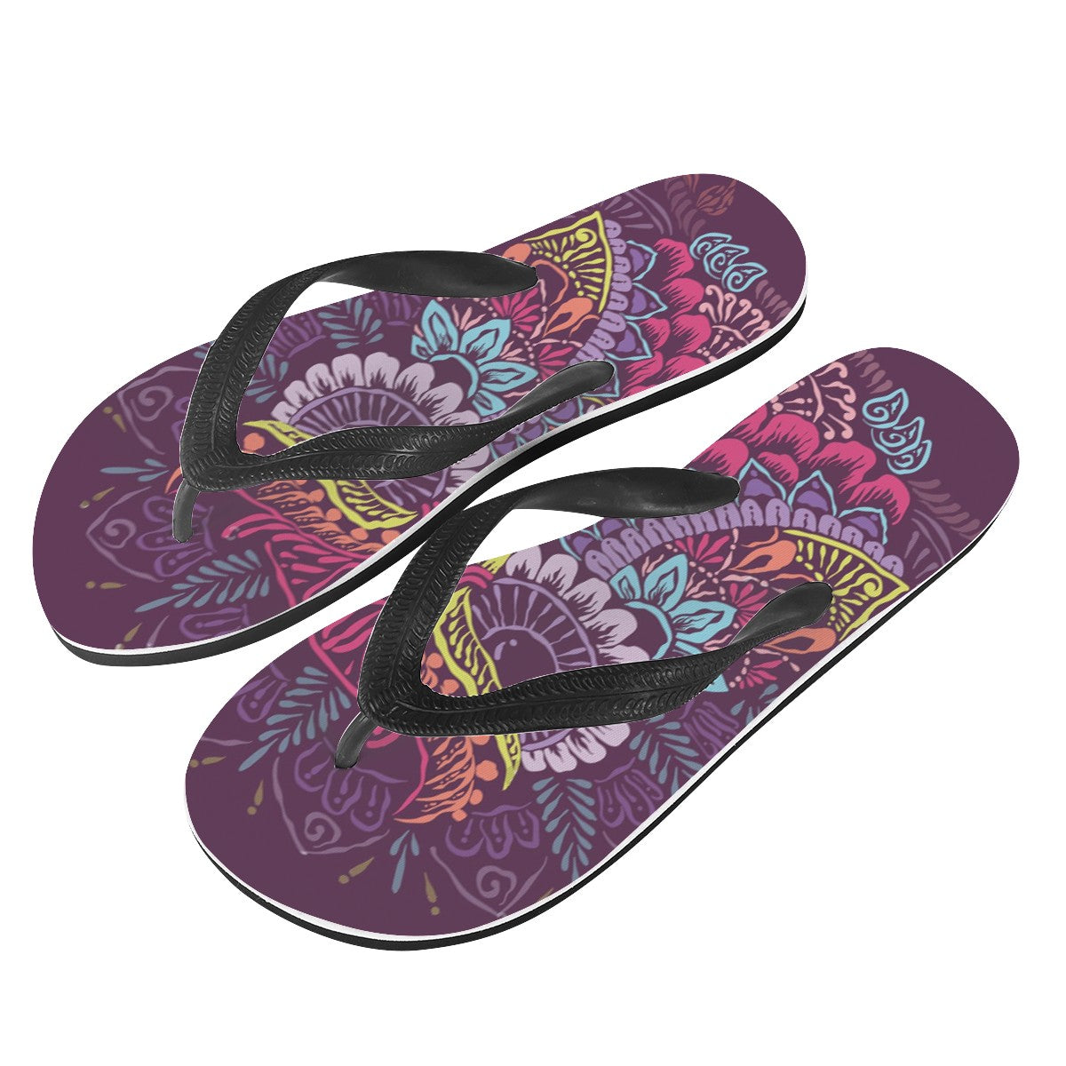 Owl Mandala Custom Flip Flops
