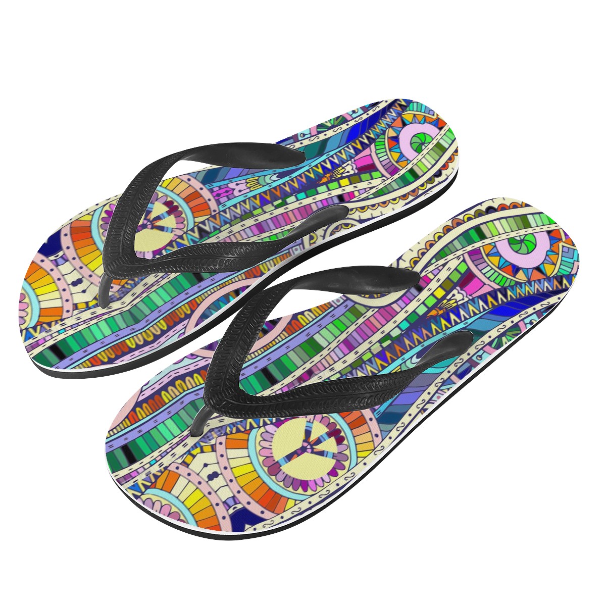 Bohemian Custom Flip Flops