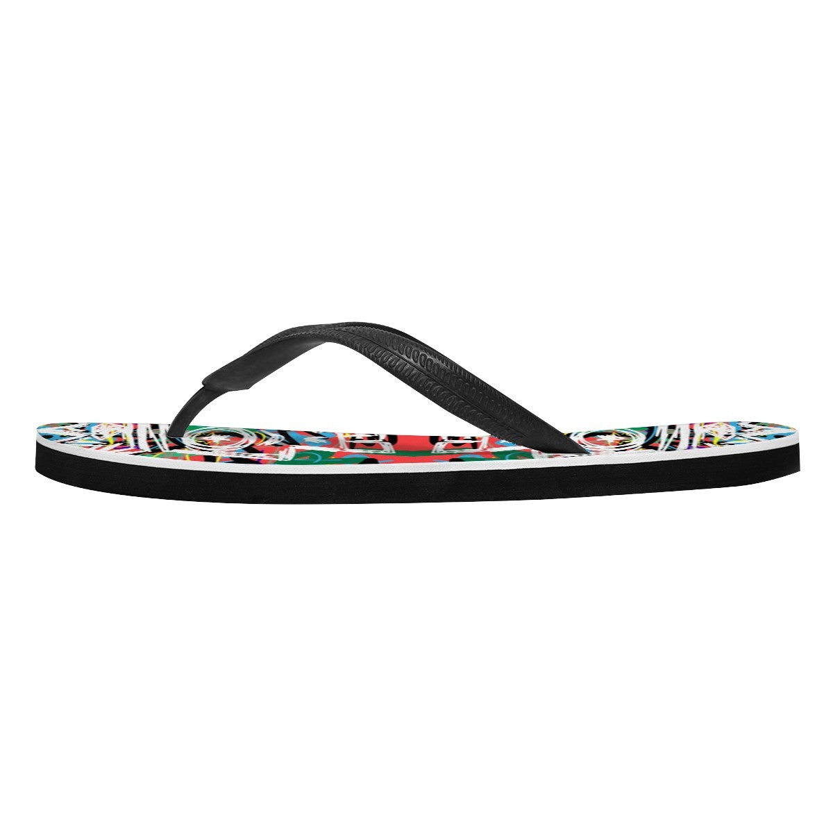 Human Skeleton Custom Flip Flops