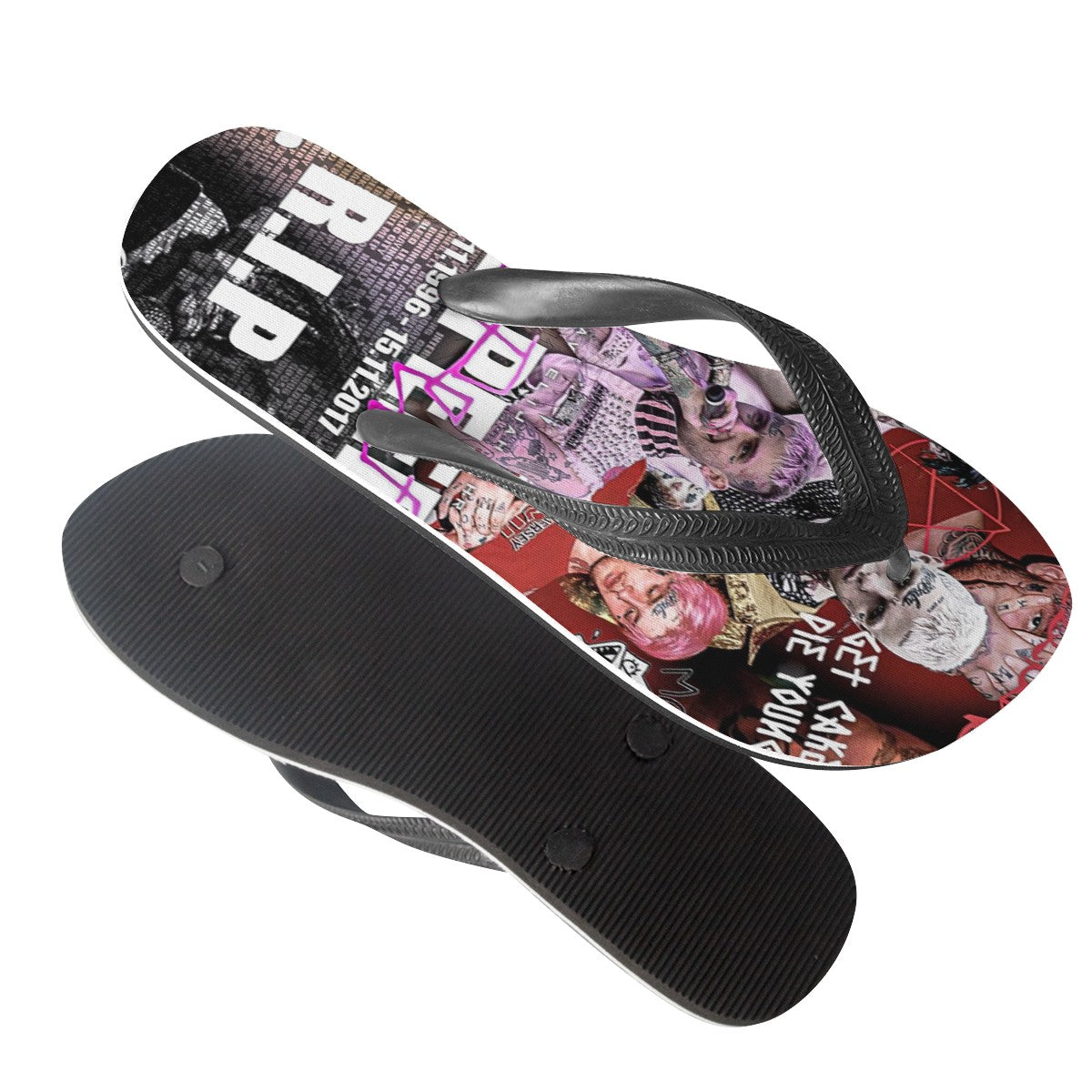 Lil Peep Custom Flip Flops
