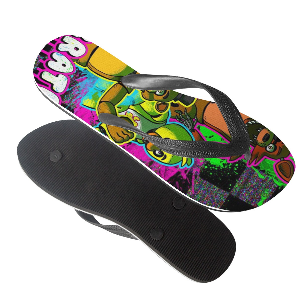 Five Nights at Freddy&#39;s Custom Flip Flops