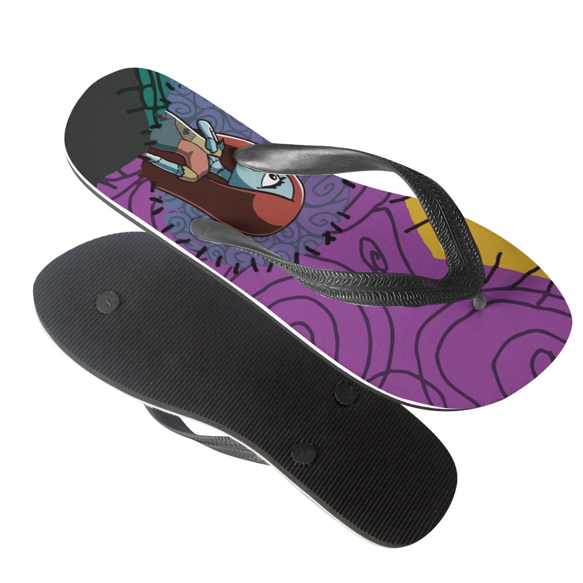 The Nightmare Before Christmas Custom Flip Flops