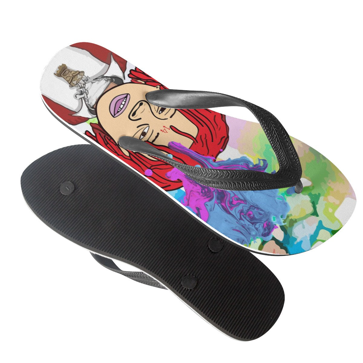 Trippie Redd Custom Flip Flops