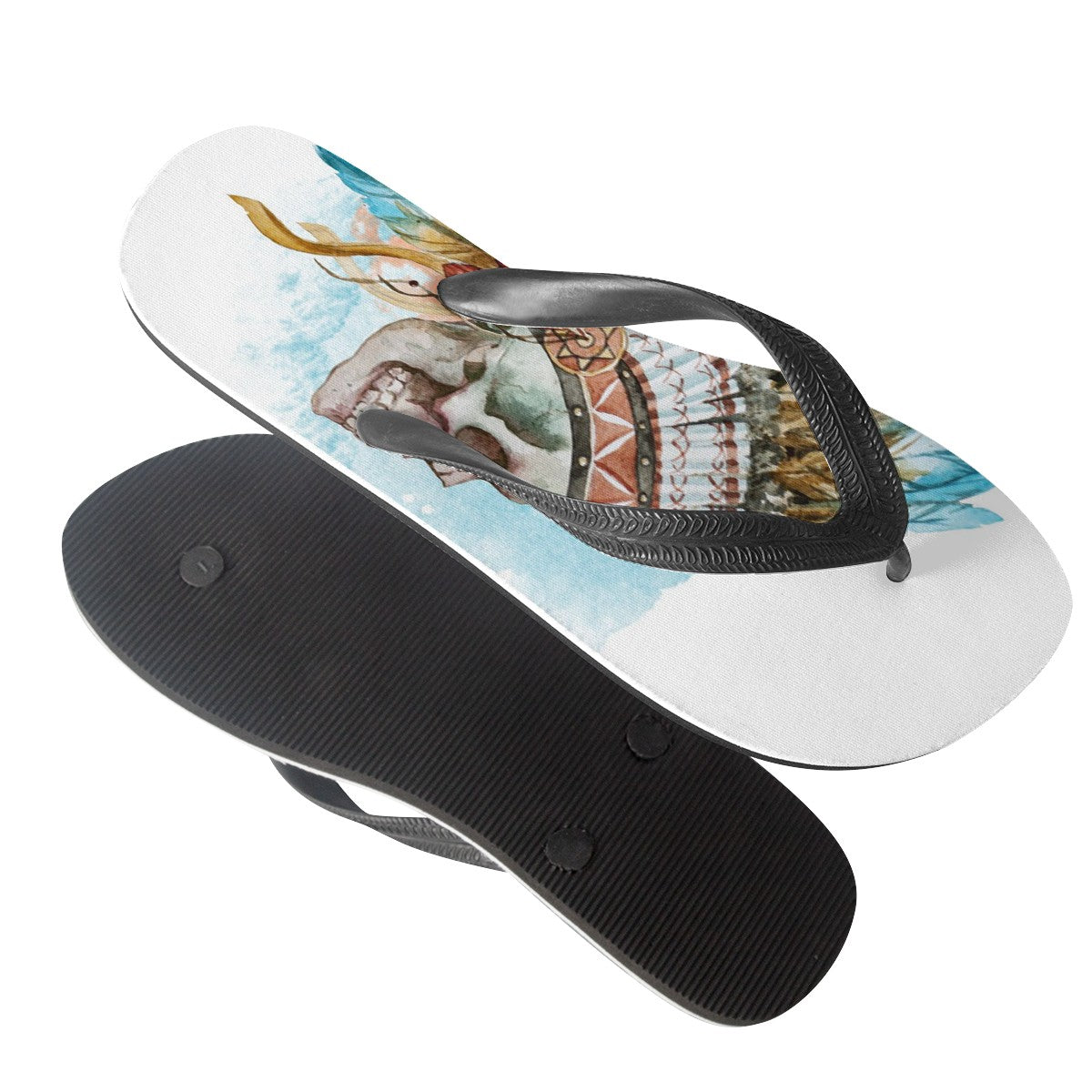 Skull Custom Flip Flops