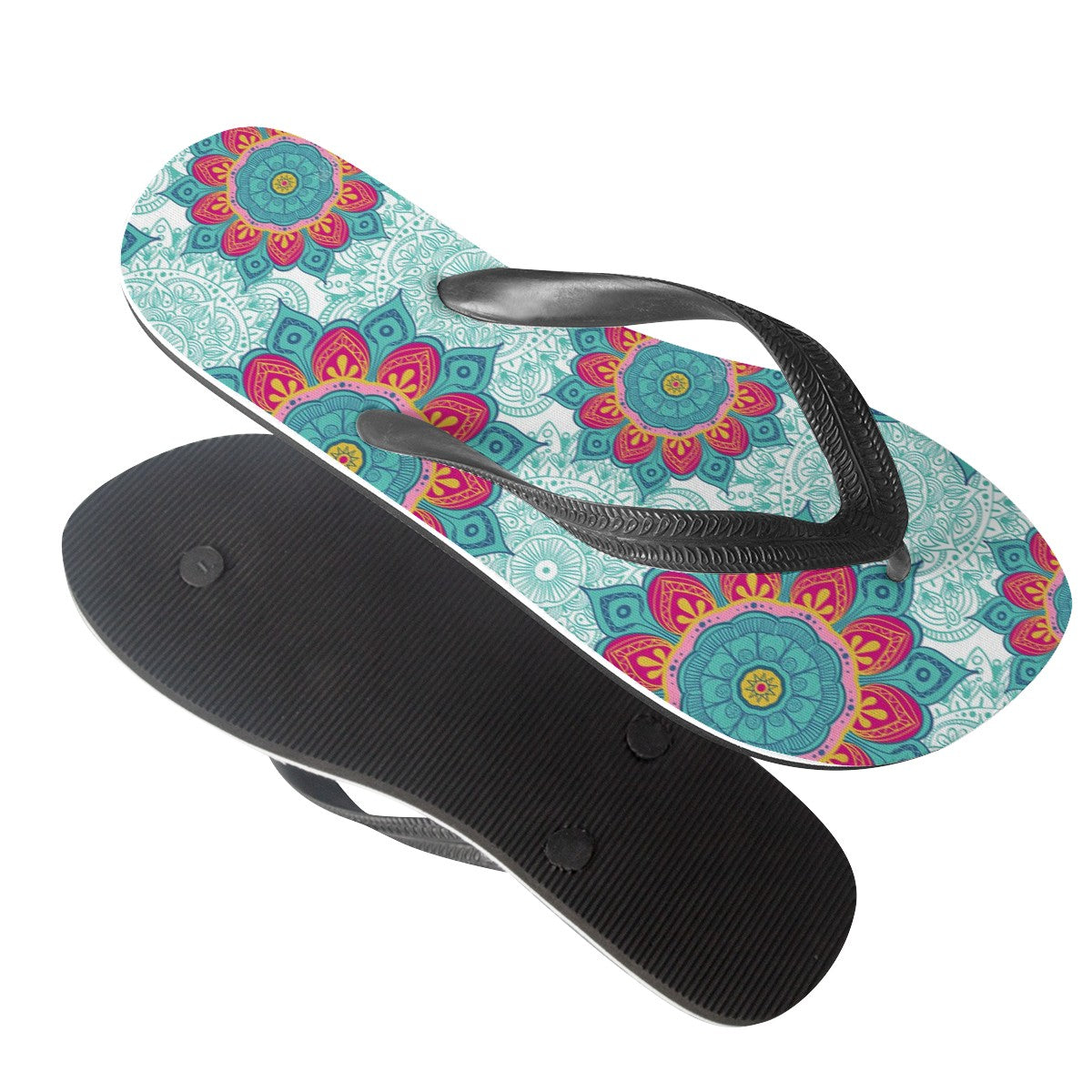 Mandala Custom Flip Flops