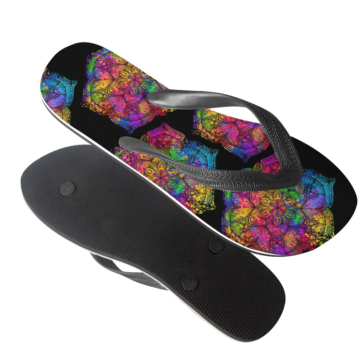 Mandala Custom Flip Flops