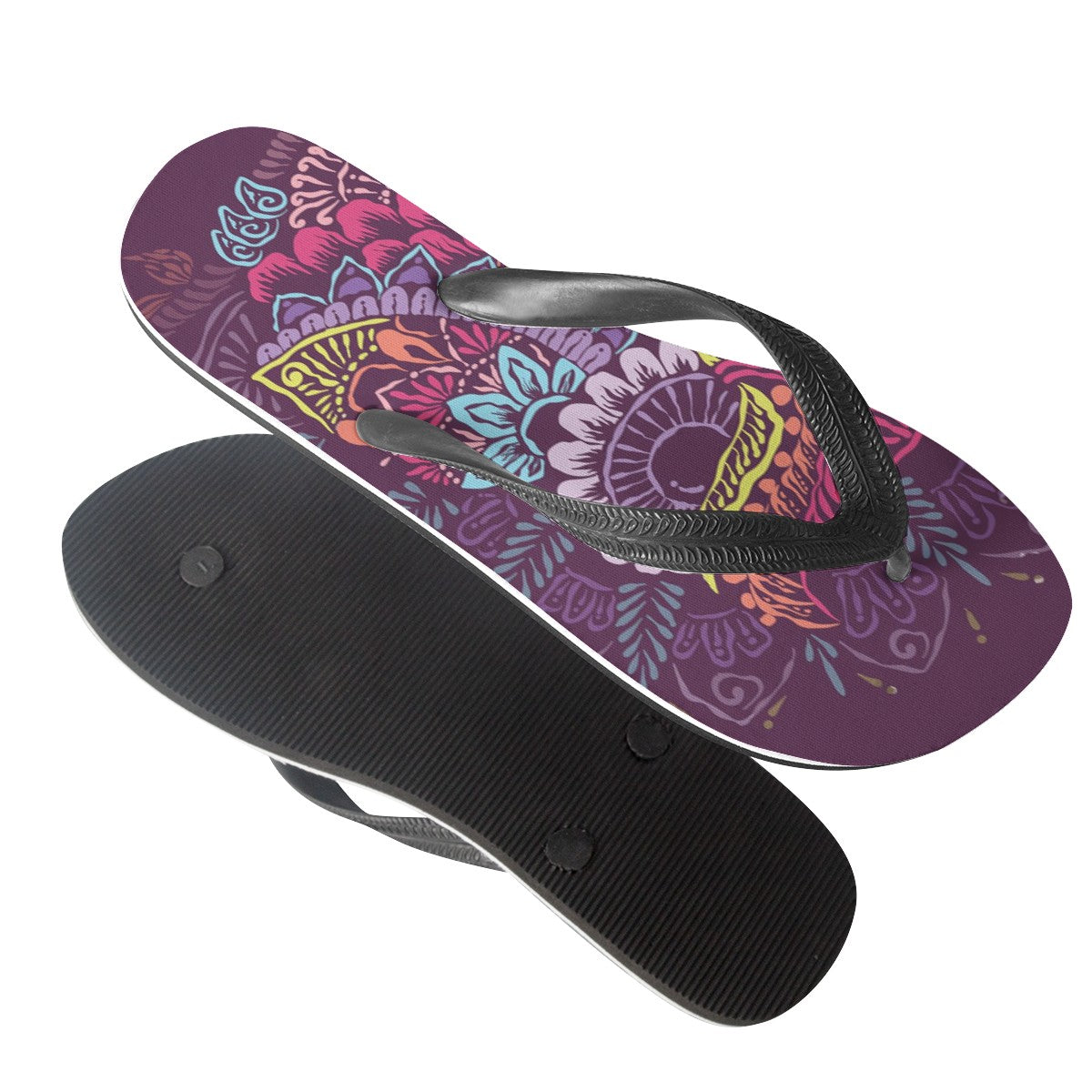 Owl Mandala Custom Flip Flops