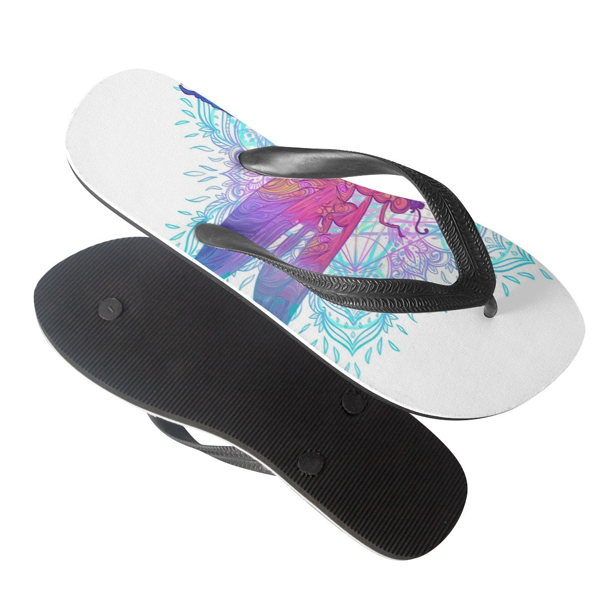 Dragonfly Mandala Custom Flip Flops