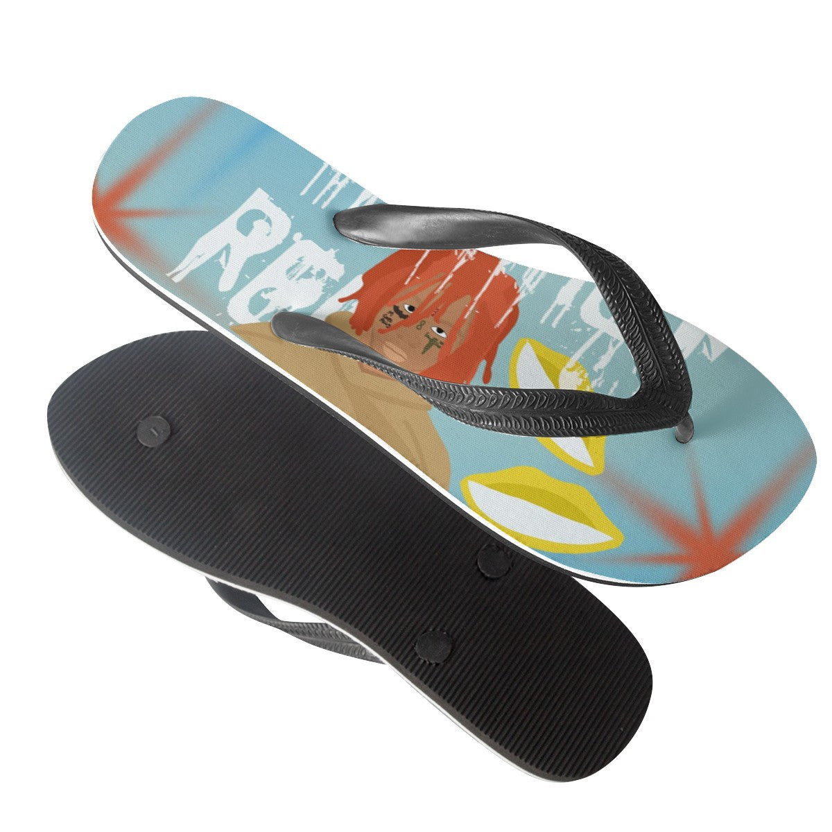 Trippie Redd Custom Flip Flops