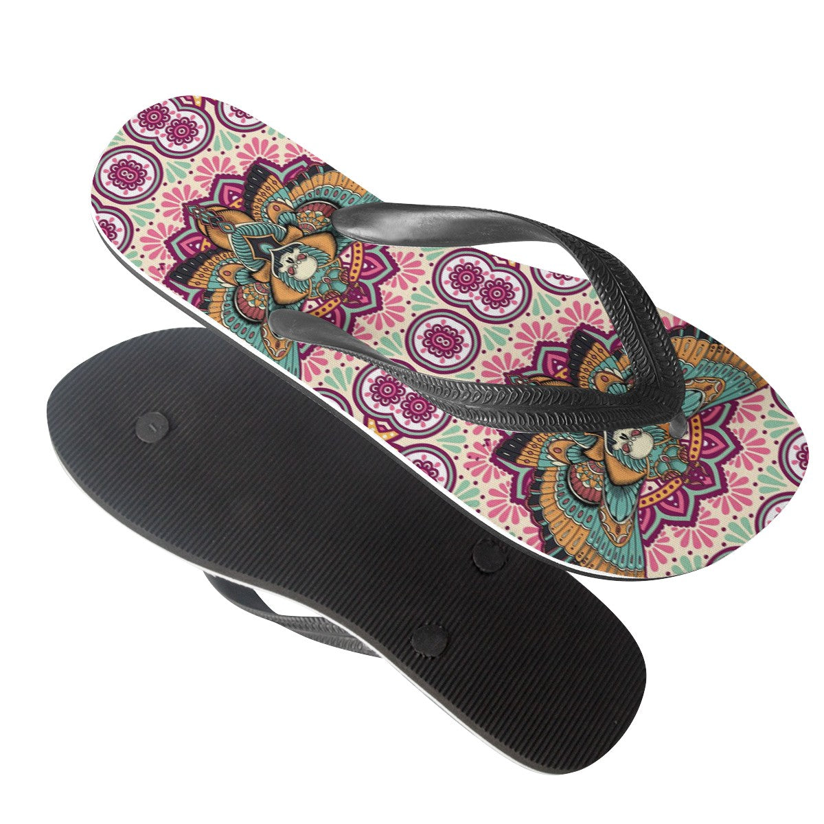 Mandala Custom Flip Flops
