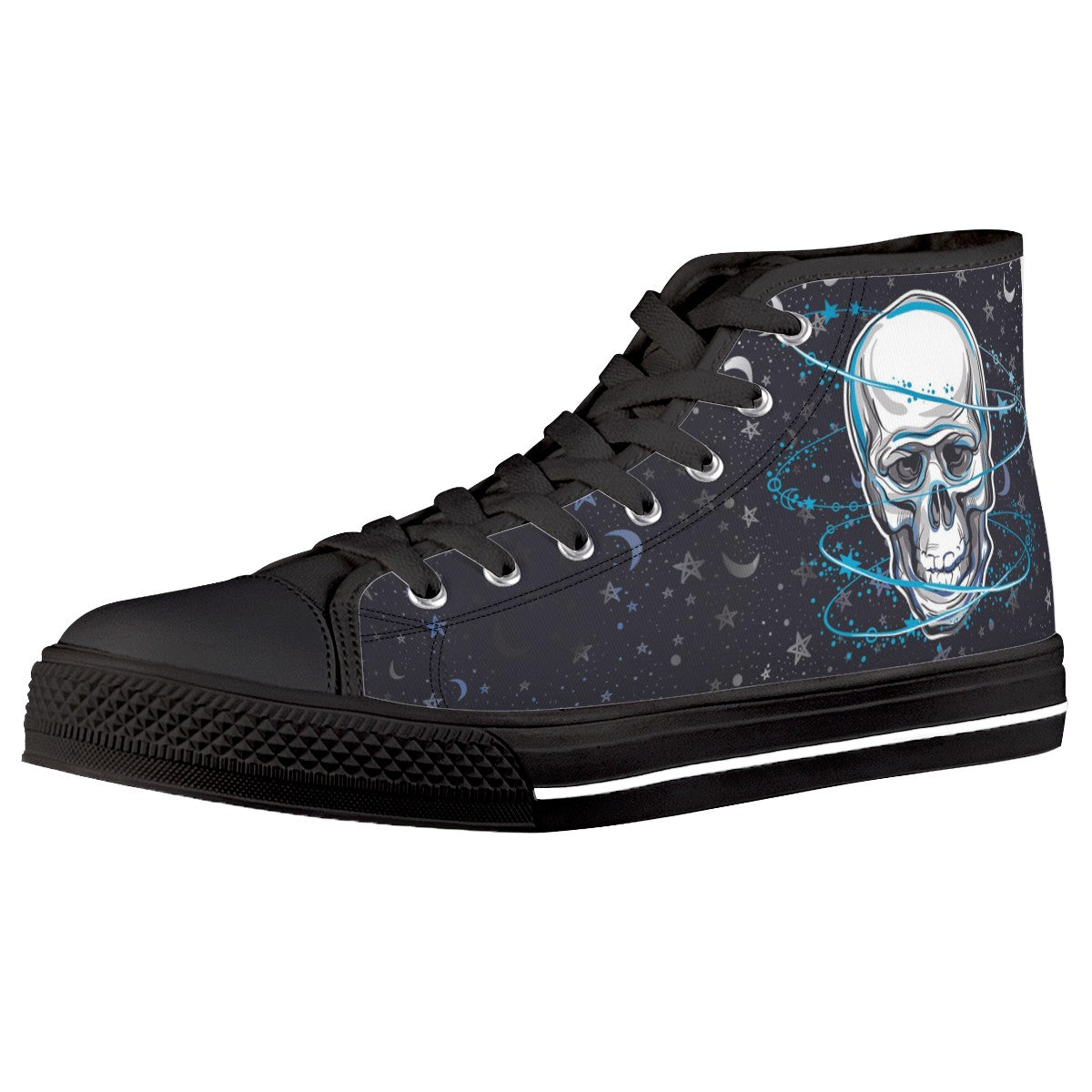 Human Skeleton Custom Converse Chuck Taylor High Top Canvas Shoes