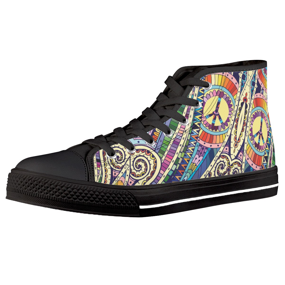 Bohemian Custom Converse Chuck Taylor High Top Canvas Shoes