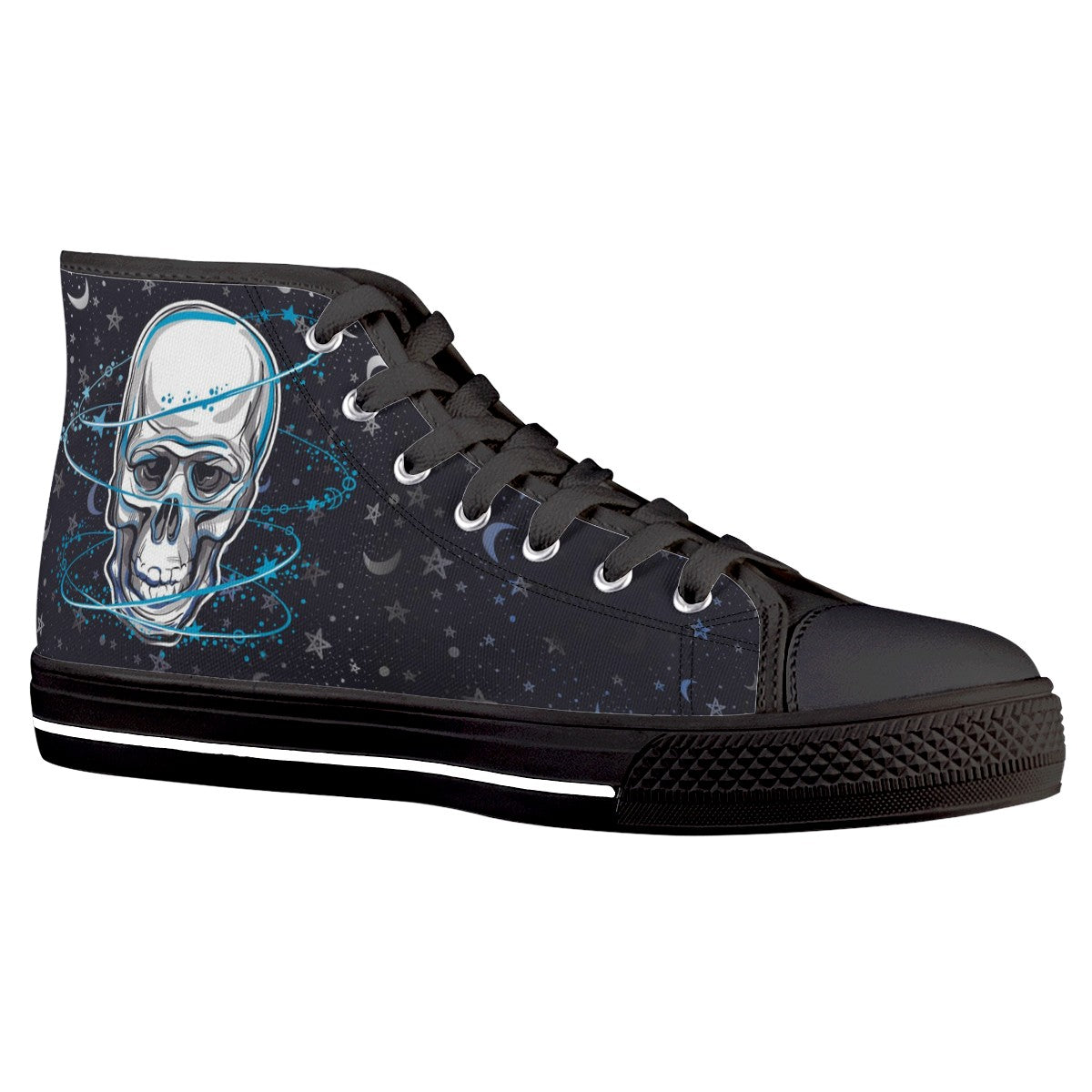 Human Skeleton Custom Converse Chuck Taylor High Top Canvas Shoes