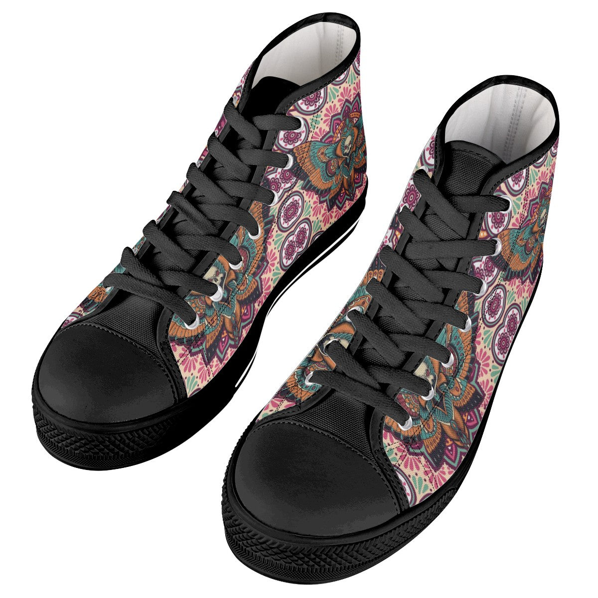 Mandala Custom Converse Chuck Taylor High Top Canvas Shoes