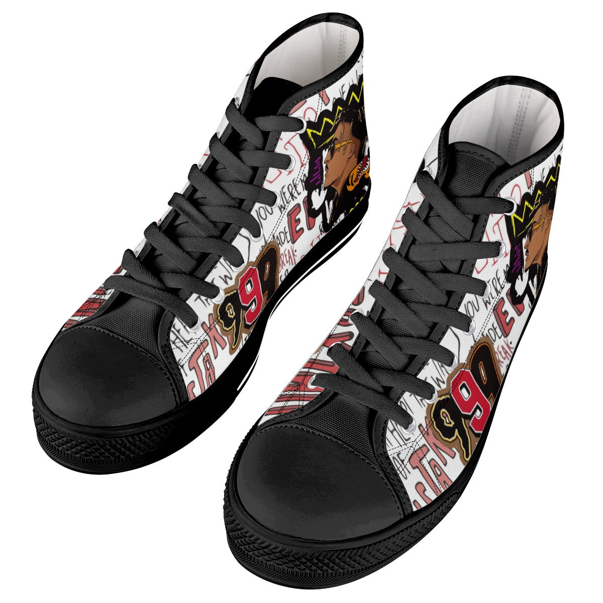 Juice Wrld Custom Converse Chuck Taylor High Top Canvas Shoes