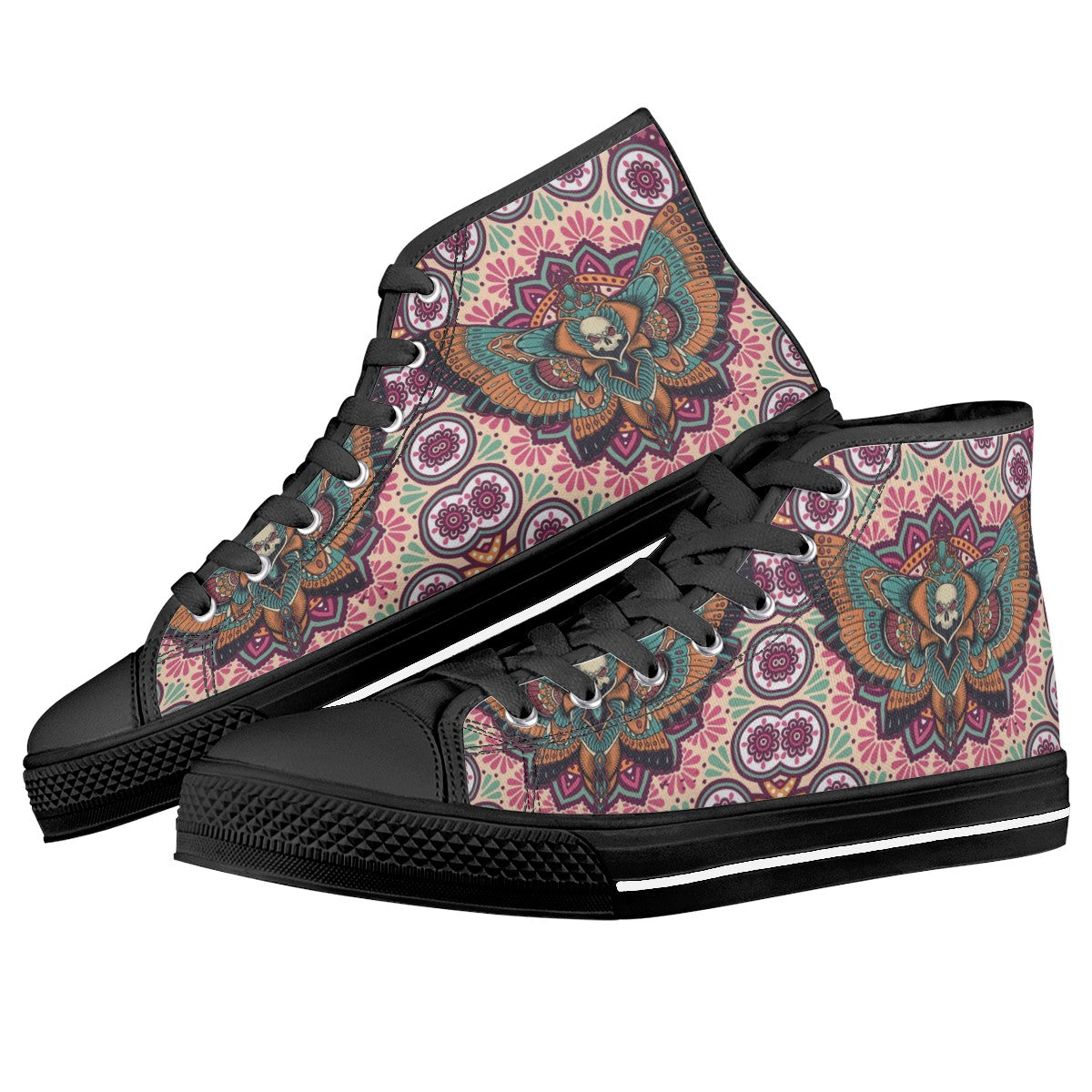Mandala Custom Converse Chuck Taylor High Top Canvas Shoes