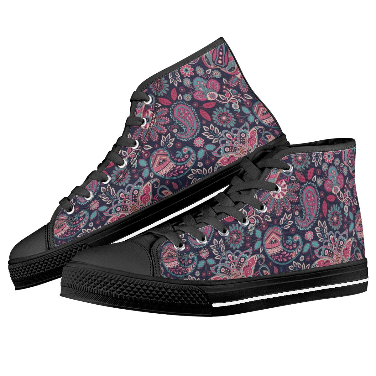 Paisley Custom Converse Chuck Taylor High Top Canvas Shoes