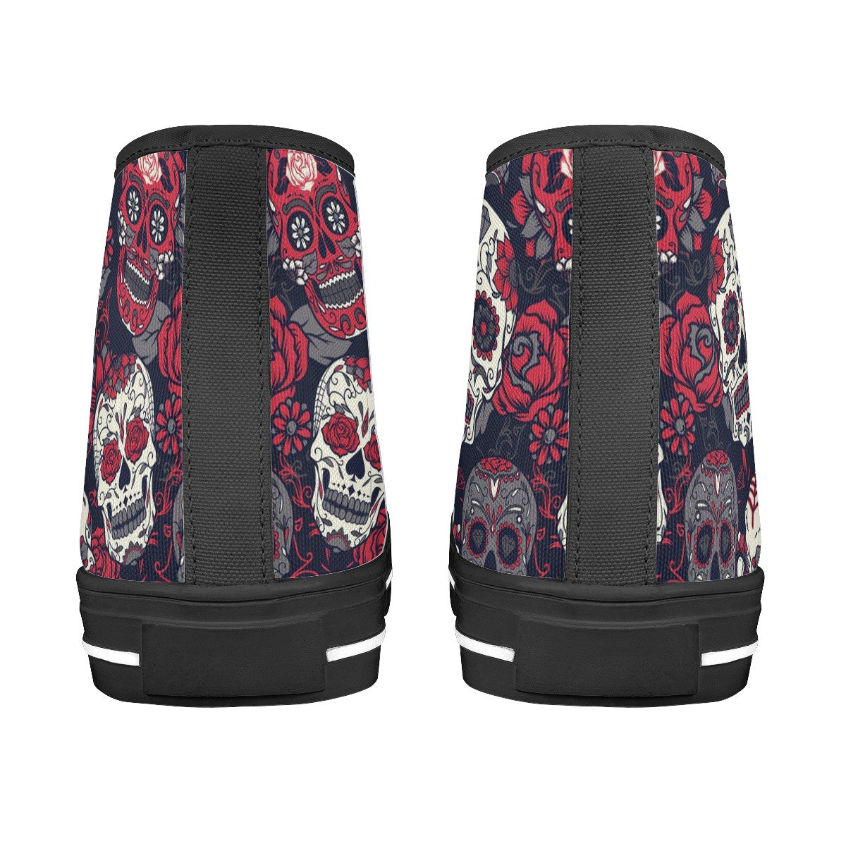 Sugar Skull Custom Converse Chuck Taylor High Top Canvas Shoes