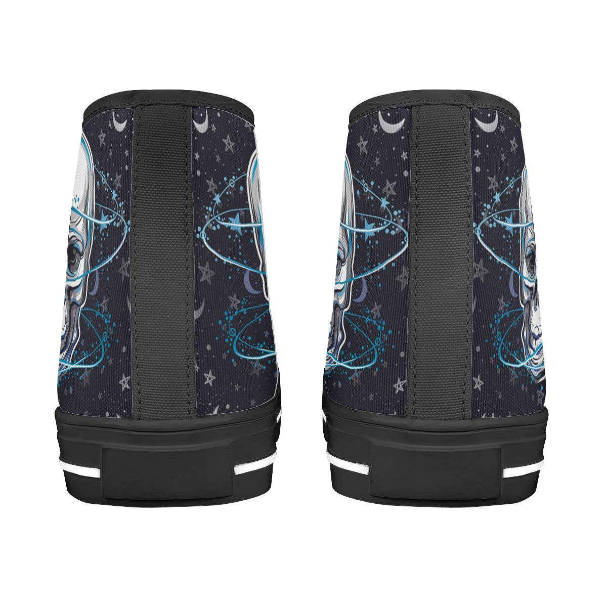 Human Skeleton Custom Converse Chuck Taylor High Top Canvas Shoes