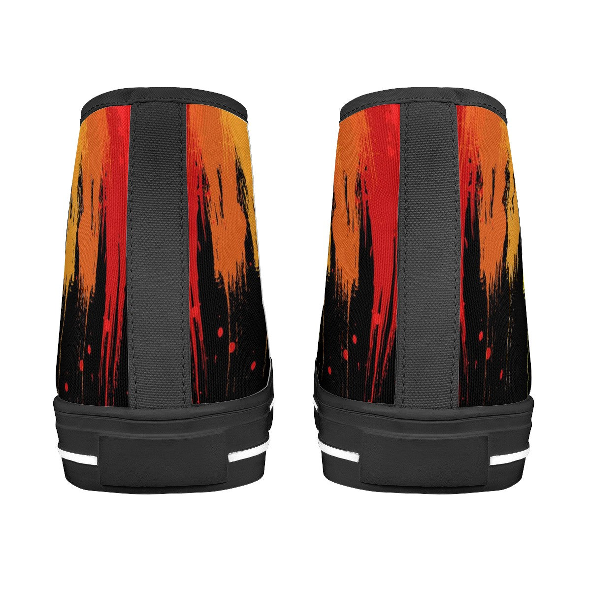 Splatter Custom Converse Chuck Taylor High Top Canvas Shoes