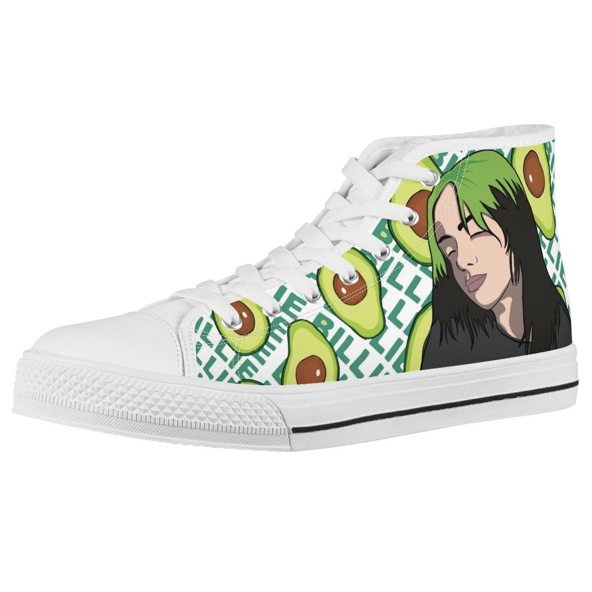 Billie Eilish Custom Converse Chuck Taylor High Top Canvas Shoes