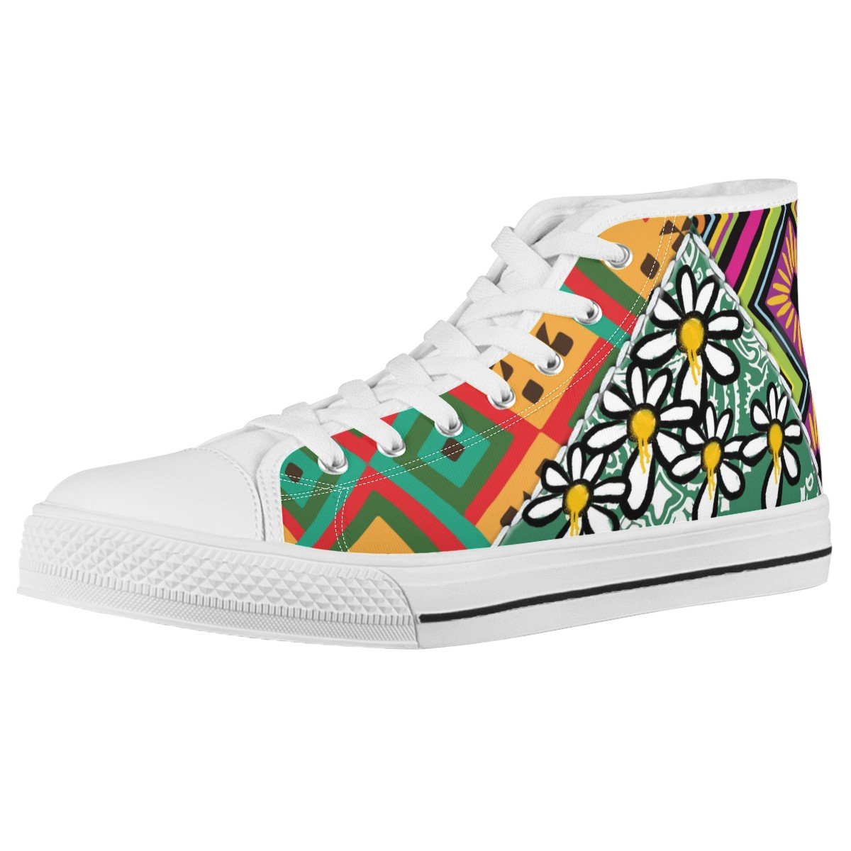 Daisy Custom Converse Chuck Taylor High Top Canvas Shoes