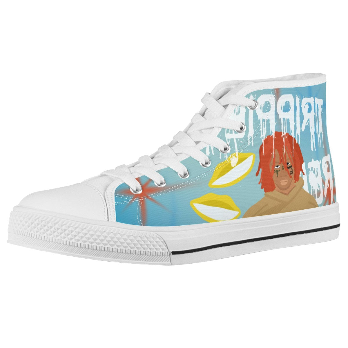Trippie Redd Custom Converse Chuck Taylor High Top Canvas Shoes