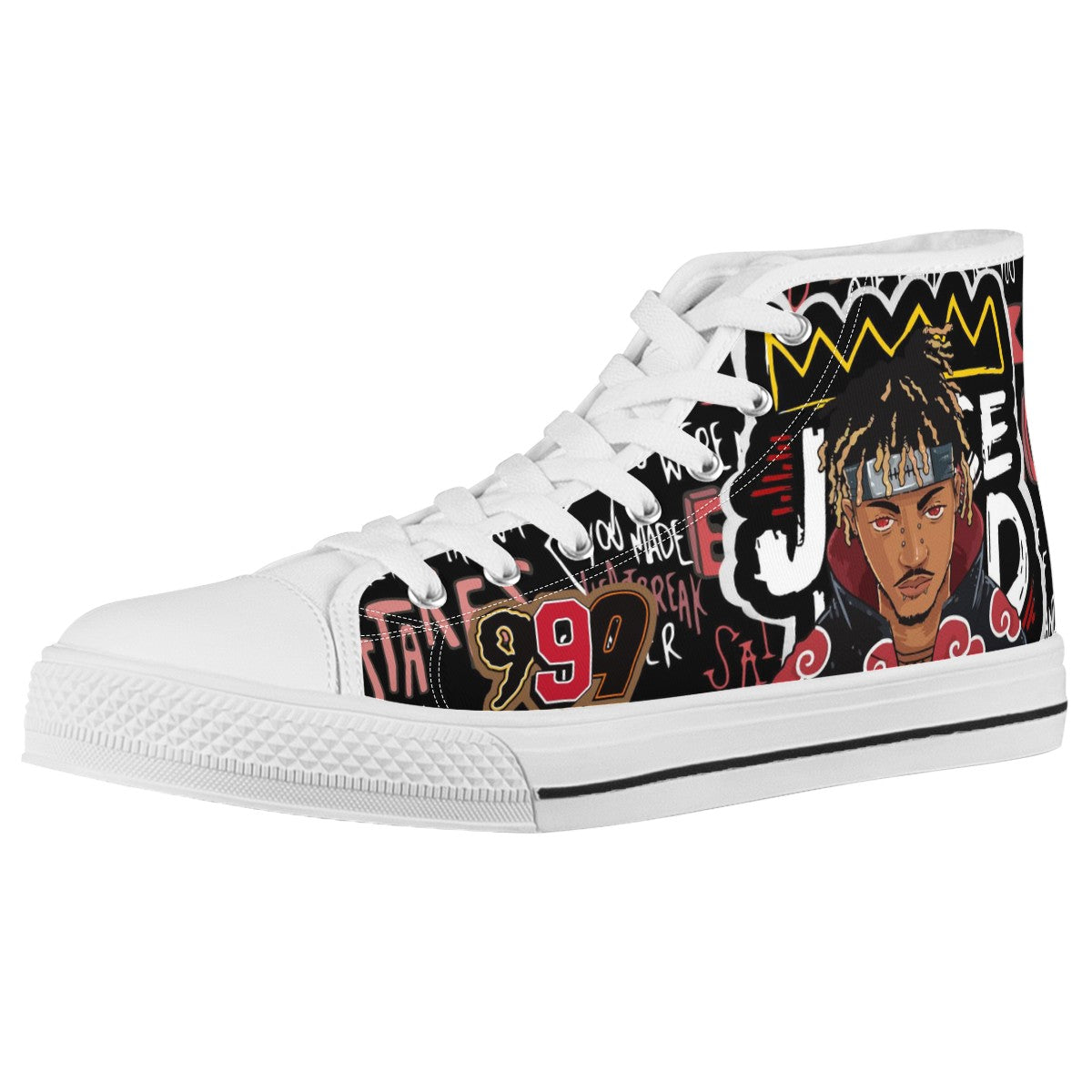 Juice Wrld Custom Converse Chuck Taylor High Top Canvas Shoes