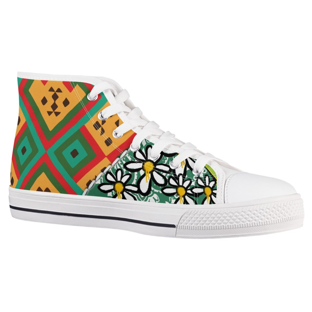 Daisy Custom Converse Chuck Taylor High Top Canvas Shoes
