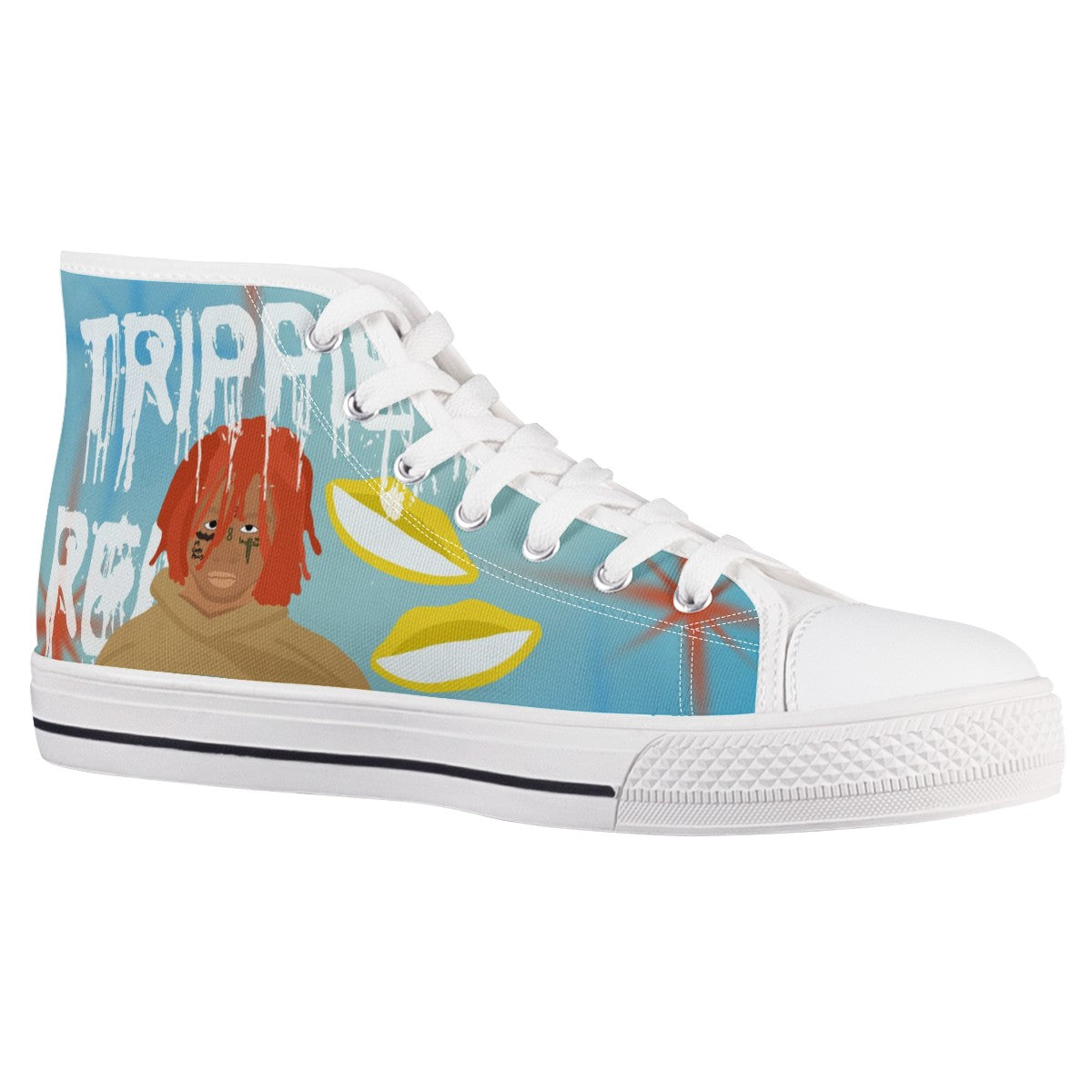 Trippie Redd Custom Converse Chuck Taylor High Top Canvas Shoes