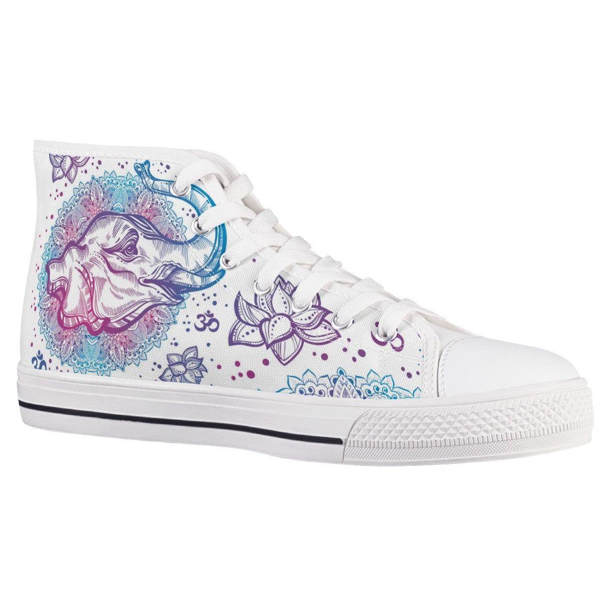 Mandala Custom Converse Chuck Taylor High Top Canvas Shoes