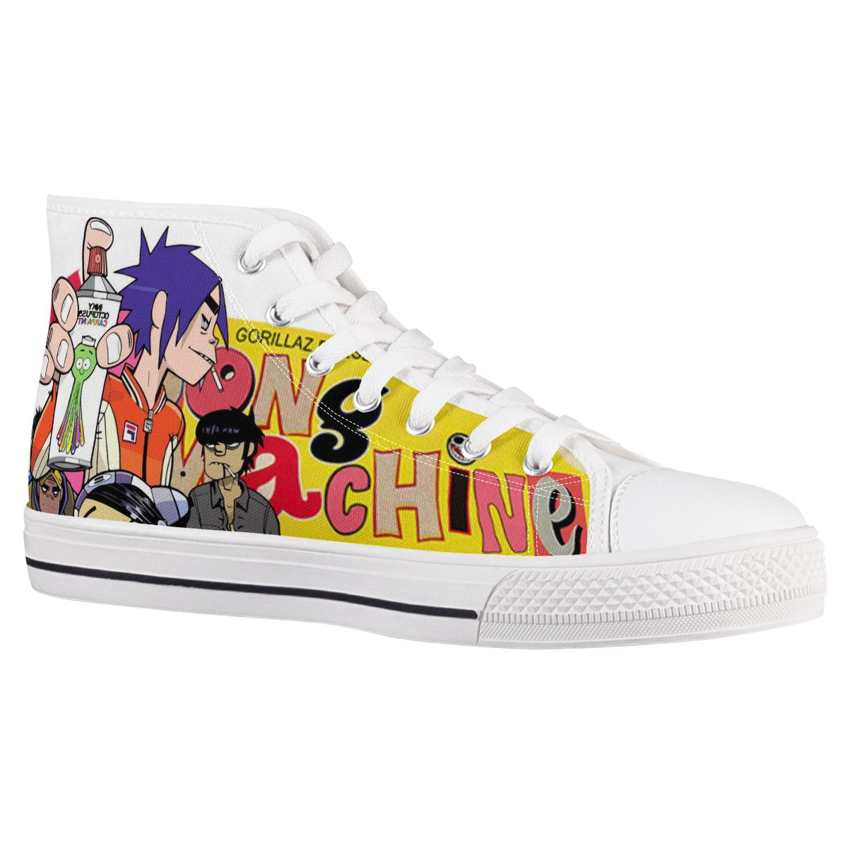 Gorillaz Custom Converse Chuck Taylor High Top Canvas Shoes