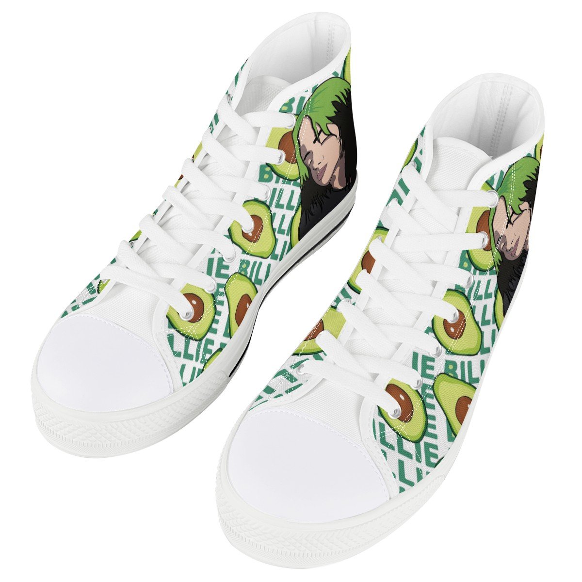 Billie Eilish Custom Converse Chuck Taylor High Top Canvas Shoes