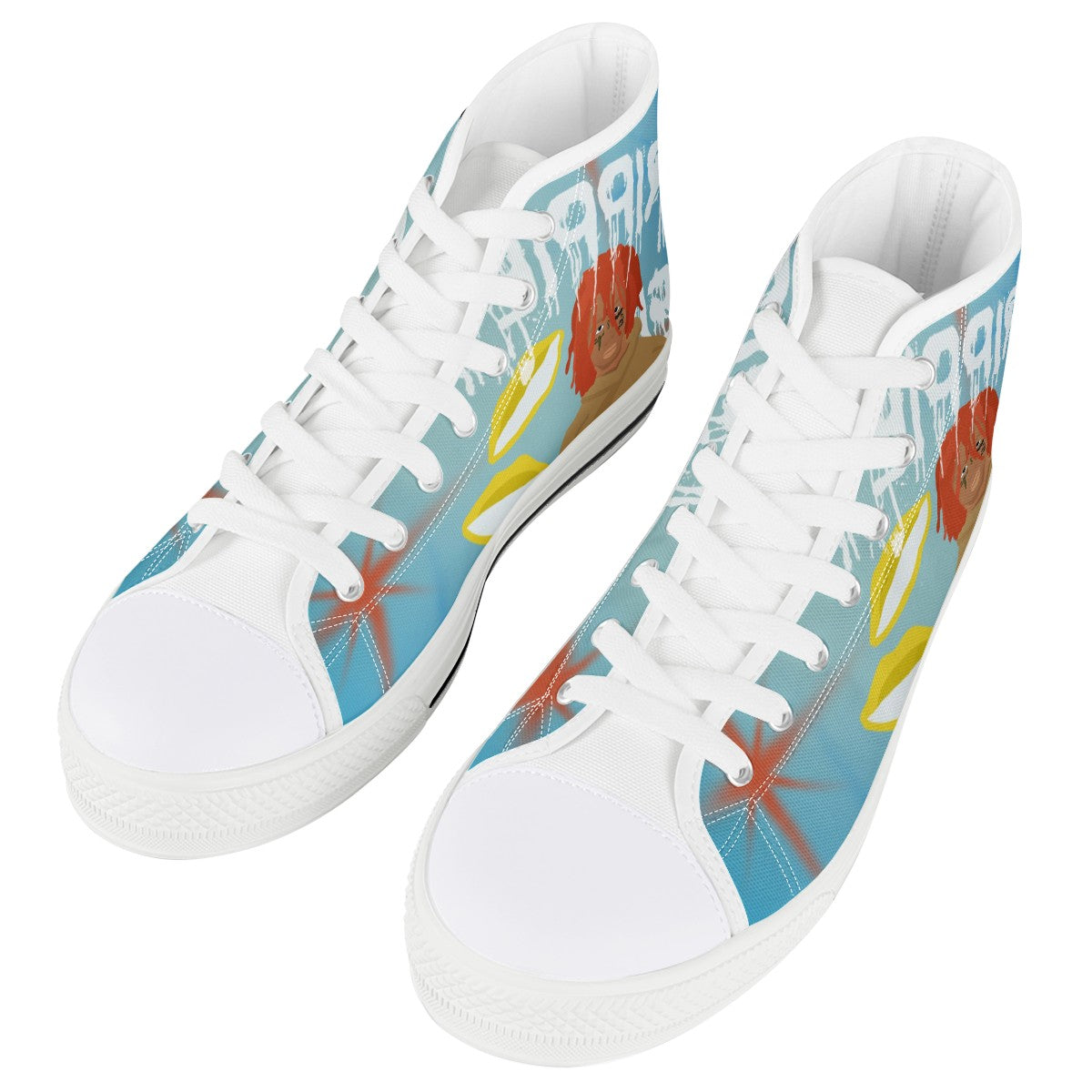 Trippie Redd Custom Converse Chuck Taylor High Top Canvas Shoes