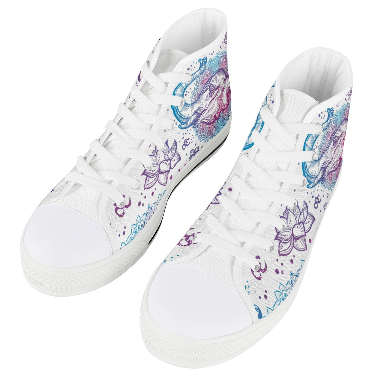 Mandala Custom Converse Chuck Taylor High Top Canvas Shoes