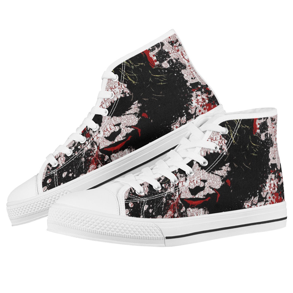 Joker Custom Converse Chuck Taylor High Top Canvas Shoes