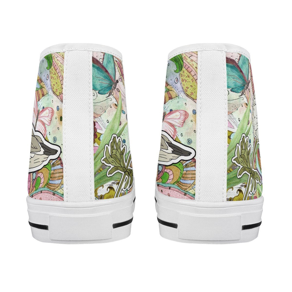 Flower Custom Converse Chuck Taylor High Top Canvas Shoes