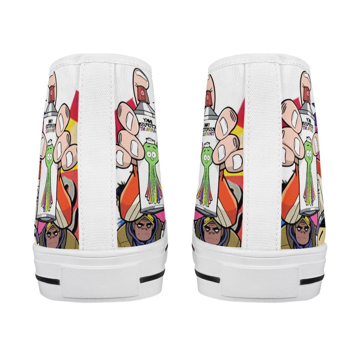 Gorillaz Custom Converse Chuck Taylor High Top Canvas Shoes