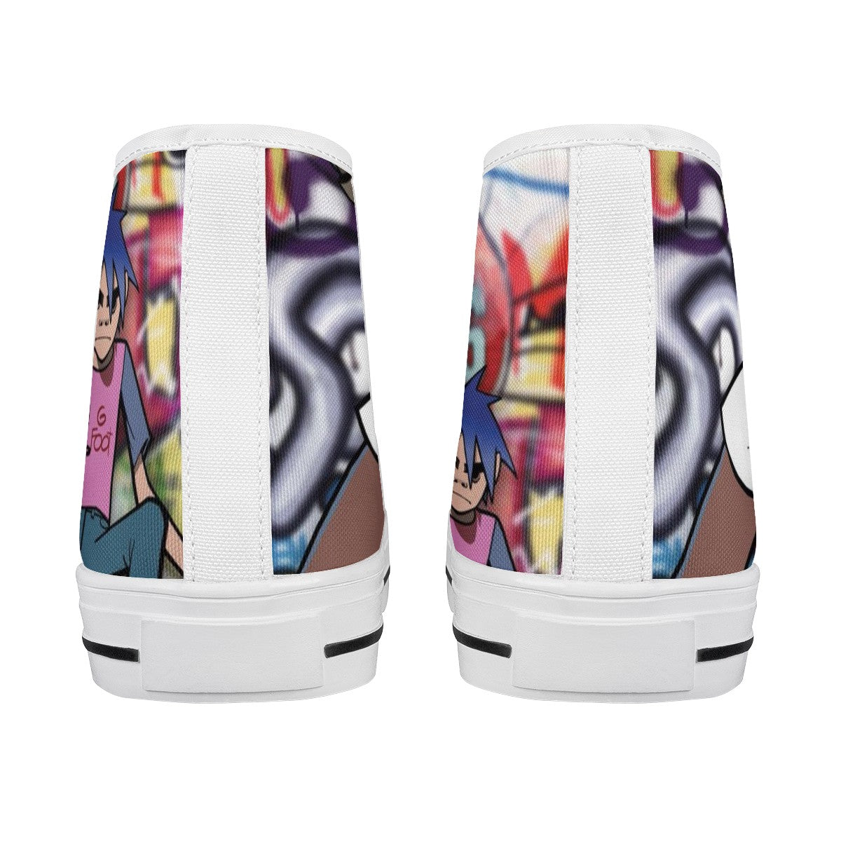 Gorillaz Custom Converse Chuck Taylor High Top Canvas Shoes