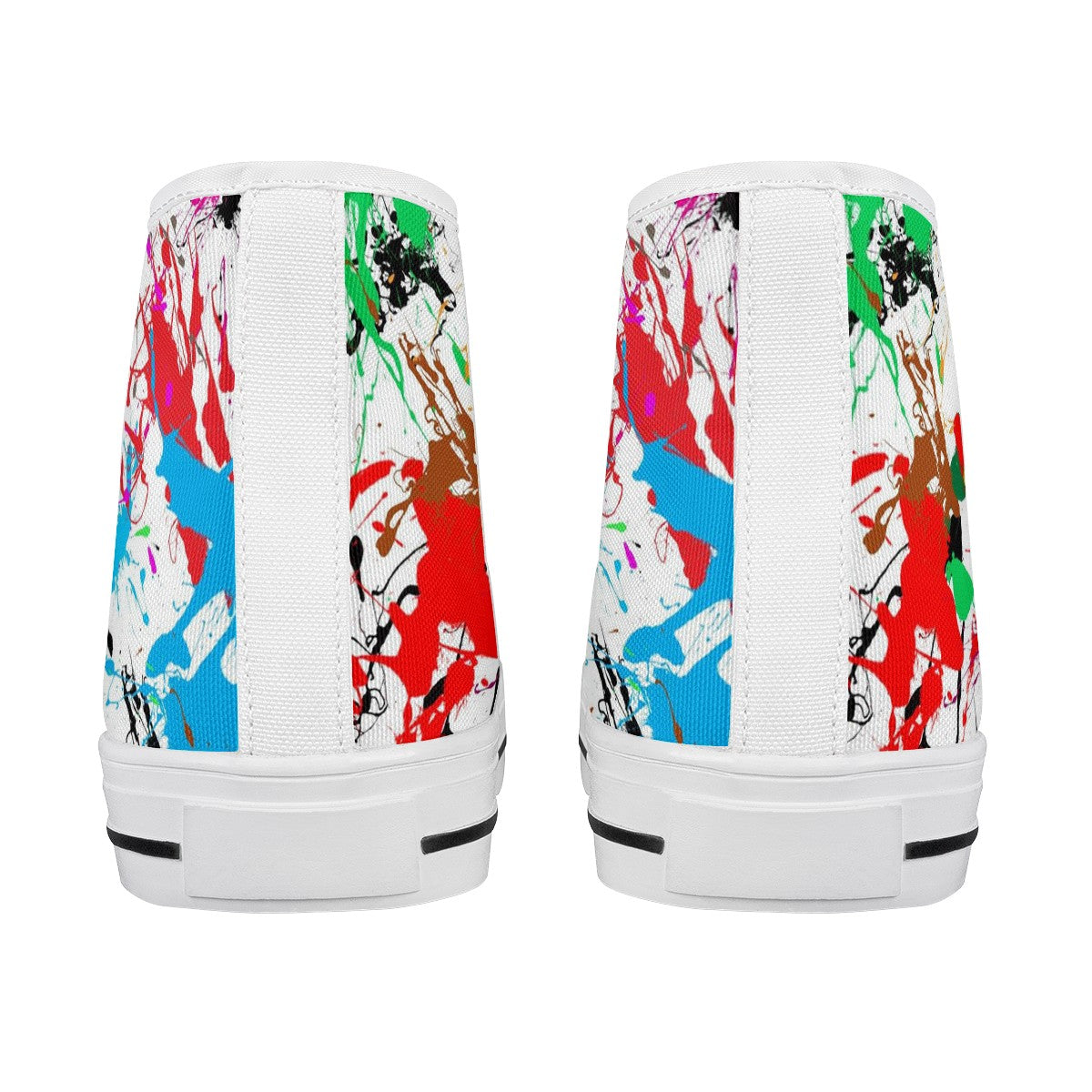 Splatter Custom Converse Chuck Taylor High Top Canvas Shoes